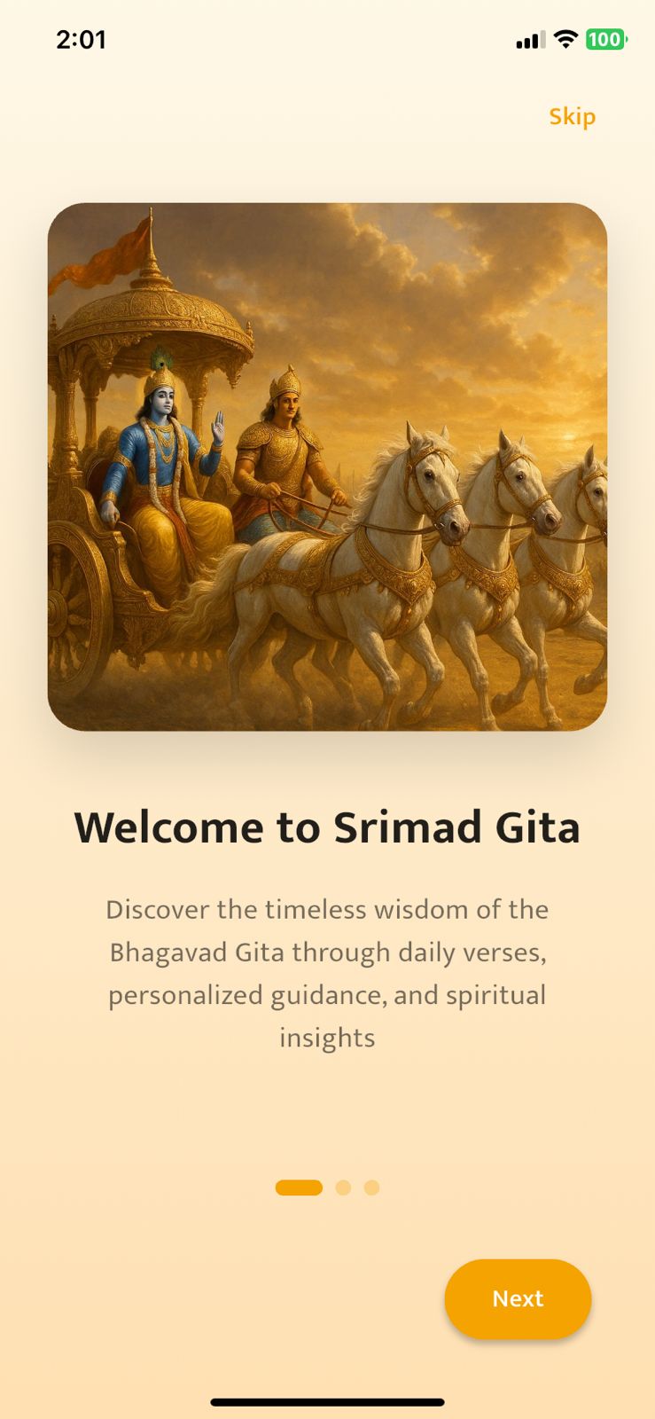 Srimad Gita Chat Interface